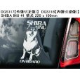 画像15: 【送料無料】カーステッカー【内張り/外張り】Dog on Board,S-【30種より選択/注文販売】柴犬,シュナウザー,ジャイアント・シュナウザー,シーズー,サルーキ,プリント・ハウンド,ペルシアン・グレイハウンド,ガゼル・ハウンド,オールド・イングリッシュ・シープドッグ,アジリティー・シェルティー (15)