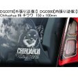 画像7: 【送料無料】カーステッカー【内張り/外張り】【注文販売】Dog on Board【チワワ特集】チワワ,スムースコート,ロングコート,アシスタント・ドッグ.介助犬 (7)