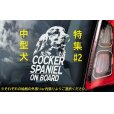 画像1: 【送料無料】カーステッカー【内張り/外張り】【注文販売】Dog on Board【中型犬特集】ボーダーコリー,ボーダー・コリー,コリー,アジリティ,アジリティ・ドッグ,ビーグル,アメリカン・コッカー・スパニエル,アメリカンコッカースパニエル,アメリカン・コッカー,コッカー・スパニエル ,コッカースパニエル,シェルティー,シェットランド・シープドッグ,シェットランドシープドッグ,シェットランド,シープドッグ (1)