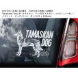 画像4: 【送料無料】カーステッカー【内張り/外張り】Dog on Board,T-【注文販売】タマスカン・ドッグ,タマスカン・ハスキー,ノーザン・イヌイット・ドッグ,ウトナーガン (4)