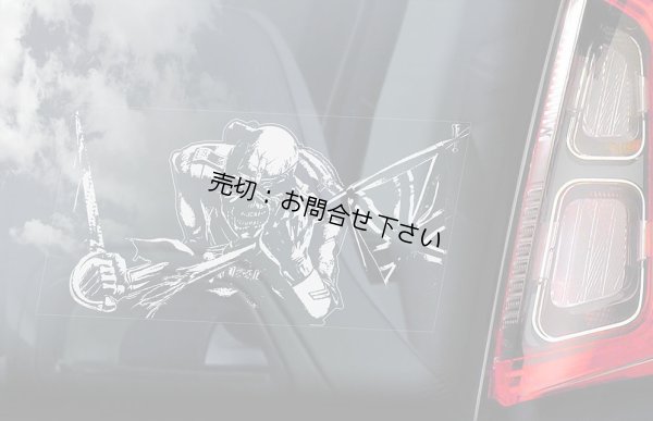 画像2: 【送料無料／在庫あり かっこいい おしゃれ ステッカー ご購入後スグ発送】カーステッカー シール【外張り(外貼り)】185×100mm■アイアンメイデン/アイアン・メイデン/トゥルーパー/#6