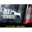 画像10: 【 ブルテリア ボストンテリア 】 スモークウインドウ に映える ホワイト 印字 カーステッカー 【図柄バリエーション】【外張り 内張り ブラック印字】 中型犬 大型犬 イギリス Bull Terrier / ミニチュアブルテリア 小型犬 【送料無料】【お取り寄せ】 マスティフ === ボストン・テリア 小型犬 アメリカ Boston Terrier ブルドッグ ブリー 犬 わんちゃん 愛犬 カー・ステッカー 外貼り 内貼り ウインドウ 白色印字 黒色印字 / ブラック印字は 白いボディに (10)