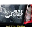画像6: 【 ブルテリア ボストンテリア 】 スモークウインドウ に映える ホワイト 印字 カーステッカー 【図柄バリエーション】【外張り 内張り ブラック印字】 中型犬 大型犬 イギリス Bull Terrier / ミニチュアブルテリア 小型犬 【送料無料】【お取り寄せ】 マスティフ === ボストン・テリア 小型犬 アメリカ Boston Terrier ブルドッグ ブリー 犬 わんちゃん 愛犬 カー・ステッカー 外貼り 内貼り ウインドウ 白色印字 黒色印字 / ブラック印字は 白いボディに (6)