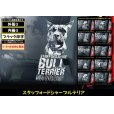 画像1: 【 スタッフォードシャーブルテリア 】 スモークウインドウ に映える ホワイト 印字 カーステッカー 【図柄バリエーション】【外張り 内張り ブラック印字】 スタッフォードシャー・ブルテリア 中型犬 イギリス Staffordshire Bull Terrier 【送料無料】【お取り寄せ】 === Staffie Staffy ピット・ドッグ スタッフォードシャー・ブル・テリア パッチド・ブル スタッフィー ブルドッグ ブル ブリー 愛犬 カー・ステッカー 外貼り 内貼り 白色印字 黒色印字 / ブラック印字は 白いボディに (1)