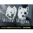 画像17: 【 ウエスティ スコッティ 】 スモークウインドウ に映える ホワイト 印字 カーステッカー 【図柄バリエーション】【外張り 内張り ブラック印字】 小型犬 ウエスティ スコッティ 【送料無料】【お取り寄せ】 ウエスト・ハイランド・ホワイト・テリア スコティッシュ・テリア === Westie Scottie Scottish スコティッシュ・ディアハウンド 犬 わんちゃん 愛犬 カー・ステッカー 外貼り 内貼り ウインドウ 白色印字 黒色印字 可愛い 愛犬ステッカー / ブラック印字は 白いボディに (17)