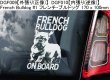 画像6: 【送料無料】カーステッカー【内張り/外張り】Dog on Board,F-【27種より選択/注文販売】フレンチ・ブルドッグ,フォックス・テリア,フラットコーテッド・レトリーバー,フィニッシュ・スピッツ,スウォメンピュスティコルヴァ,フィンスキー,フィニッシュ・ラップフント,フィニッシュ・ラップフンド