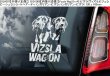 画像5: 【送料無料】カーステッカー デカール【内張り/外張り】Dog on Board,V-【18種より選択/注文販売】ビズラ,ヴィズラ,ビジュラ,ビーシュラ,ショートヘアード・ハンガリアン・ビズラ,ハンガリアン・ビズラ,ヴォルピーノ・イタリアーノ,ボルピーノ,ヴォルピノ,フロレンタイン・スピッツ,フロレンタイン・ヴォルピーノ,カネ・ディ・クウィリナーレ,クウィリナーレ・ドッグ,ウエスト・シベリアン・ライカ,サーパドノ・シビールスカヤ・ライカ,スウェーディッシュ・ヴァルフント,ウエスト・ゴーダー・スペッツ,スウェーデン・キャトル・ドッグ,スウェーデン・シェパード・ドッグ