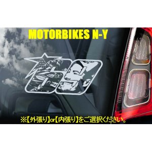 画像: 【送料無料】カーステッカー【内張り/外張り】Moterbikes Moto GP,オートバイ,バイク,レース【注文販売】ニッキー・ヘイデン,シェーン・"" シェーキー""・バーン,シェーン・バーン,スピードウェイ・アディクト,アイ・ラブ・スピードウェイ,スティーブ・"" ヒジー""・ヒスロップ,スティーブ・ヒスロップ,Suzuki GSX,スズキ,シンク・スクーター,トロイ・ベイリス,バレンティーノ・ロッシ,Yamaha R1,ヤマハ,Yamaha FZ1,NICKY HAYDEN,Ride on Kentucky Kid,Shane 'Shakey' Byrne,Speedway Addict,I Love Speedway,Steve 'Hizzy' Hislop,Suzuki GSX-R,THINK SCOOTER,Troy Bayliss,Valentino Rossi,THINK BIKE,THE DOCTOR,arrivederci