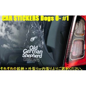 画像: 【送料無料】カーステッカー【内張り/外張り】Dog on Board,O-【注文販売】 オールド・ジャーマン・シェパード・ドッグ,オールド・イングリッシュ・シープドッグ,オールド,ボブテイル,オールディ・イングリッシュ・ブルドッグ,オールド・イングリッシュ・ブルドッグ,オビディエンス・ドッグ,オビディエンス・トレーニング,服従訓練,ジャーマン・シェパード・ドッグ,GSD