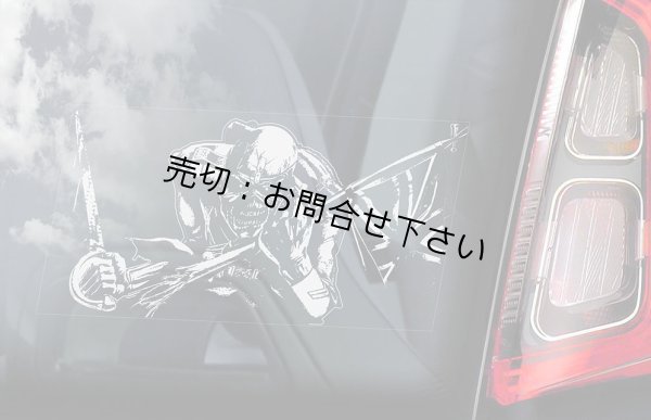 画像2: 【送料無料／在庫あり かっこいい おしゃれ ステッカー ご購入後スグ発送】カーステッカー シール【外張り(外貼り)】185×100mm■アイアンメイデン/アイアン・メイデン/トゥルーパー/#6