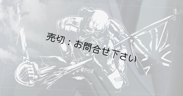 画像1: 【送料無料／在庫あり かっこいい おしゃれ ステッカー ご購入後スグ発送】カーステッカー シール【外張り(外貼り)】185×100mm■アイアンメイデン/アイアン・メイデン/トゥルーパー/#6