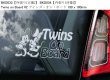 画像3: 【送料無料】カーステッカー,BKD0002【内張り/外張り】Twins,Twins on Board,PRECIOUS CARGO ON BOARD,Warning, Grandparent Driving!,Bambino On Board,Child On Board,Kids On Board,Cheeky Monkey On Board,Cheeky Monkey,Mickey Mouse,Minnie Mouse,Super Mario Bros.Sesame Street,Winnie-the-Pooh,ミッキーマウス,ミニーマウス,ミッキー,ミニー,マリオ,スーパーマリオ,セサミ・ストリート,くまのプーさん,プーさん,ツインズ,ツインズ・オン・ボード,プレシャス・カーゴ・オン・ボード,ワーニング・グランドペアレント・ドライビング,バンビーノ・オン・ボード,チャイルド・オン・ボード,チーキー・モンキー 【注文販売】