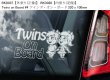 画像5: 【送料無料】カーステッカー,BKD0002【内張り/外張り】Twins,Twins on Board,PRECIOUS CARGO ON BOARD,Warning, Grandparent Driving!,Bambino On Board,Child On Board,Kids On Board,Cheeky Monkey On Board,Cheeky Monkey,Mickey Mouse,Minnie Mouse,Super Mario Bros.Sesame Street,Winnie-the-Pooh,ミッキーマウス,ミニーマウス,ミッキー,ミニー,マリオ,スーパーマリオ,セサミ・ストリート,くまのプーさん,プーさん,ツインズ,ツインズ・オン・ボード,プレシャス・カーゴ・オン・ボード,ワーニング・グランドペアレント・ドライビング,バンビーノ・オン・ボード,チャイルド・オン・ボード,チーキー・モンキー 【注文販売】