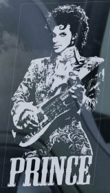 画像: ◆プリンス (1)◆カーステッカー 195×100mm 外貼り カー ステッカー ウインドウ シール Rockバンド■Prince