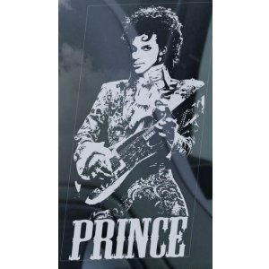 画像: ◆プリンス (1)◆カーステッカー 195×100mm 外貼り カー ステッカー ウインドウ シール Rockバンド■Prince